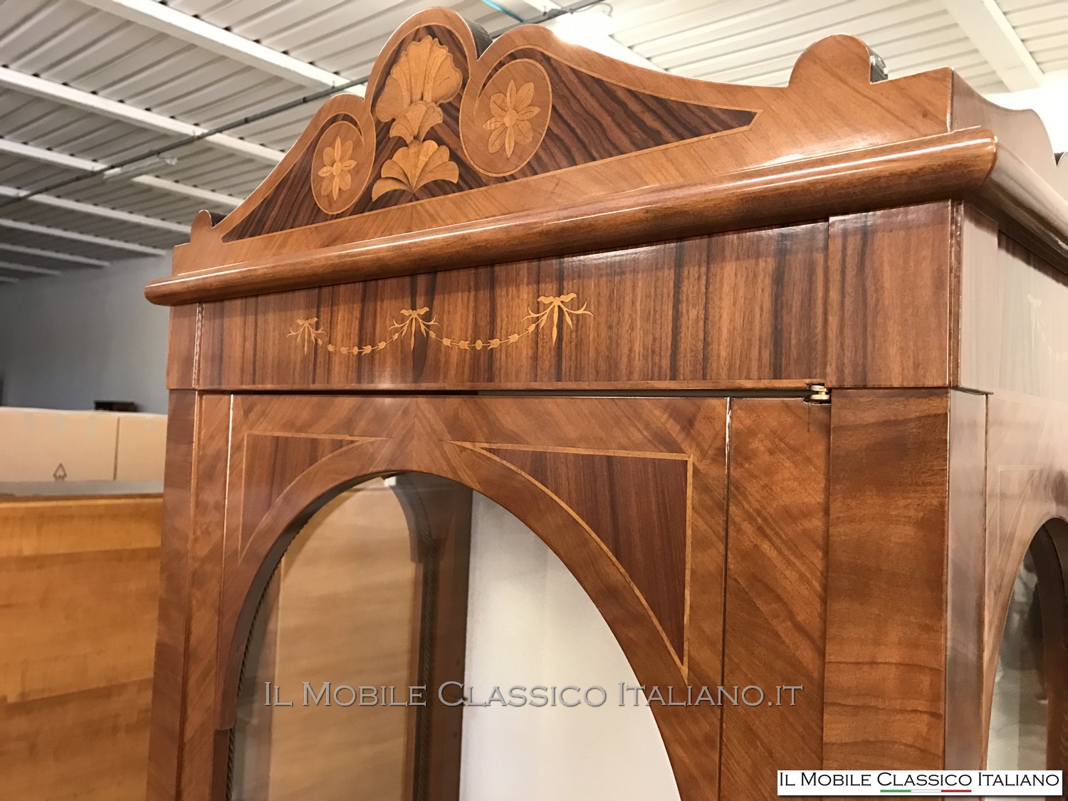 vetrinetta legno classica